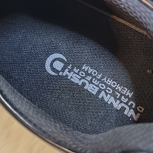 NUNN BUSH  Mens DUAL COMFORT BLACK SLIP-ON CASUAL DRESS MENS 9Wide Width SHOES - Picture 7 of 12